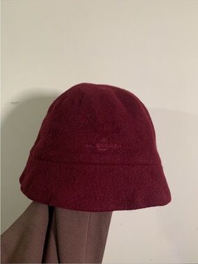 Vintage Balenciaga Burgundy Bucket Hat